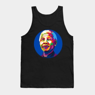 Nelson mandela pop art Tank Top